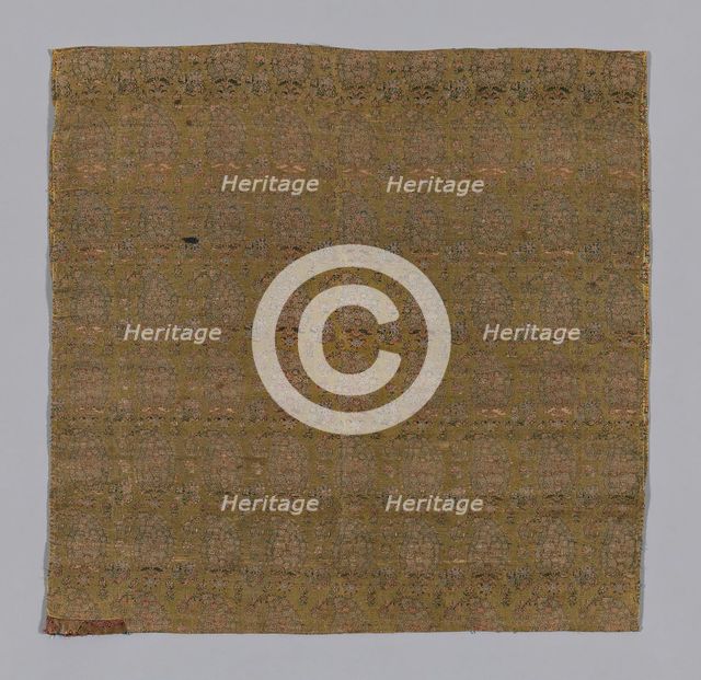 Panel (Furnishing Fabric), Iran, 1801/25. Creator: Unknown.
