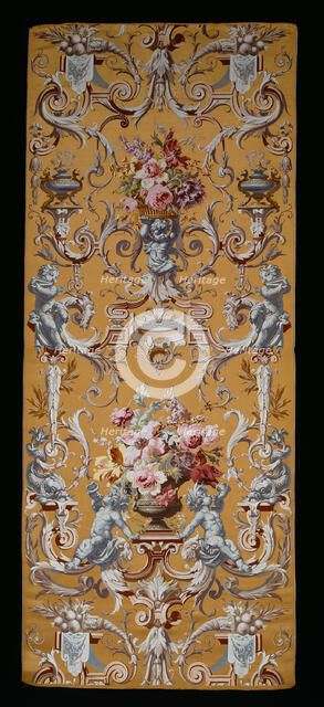 Panel (Furnishing Fabric), Lyon, 1860/80. Creator: Mathevon et Bouvard.