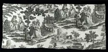 Panel (Furnishing Fabric), Manchester, c. 1780. Creator: D. Richards