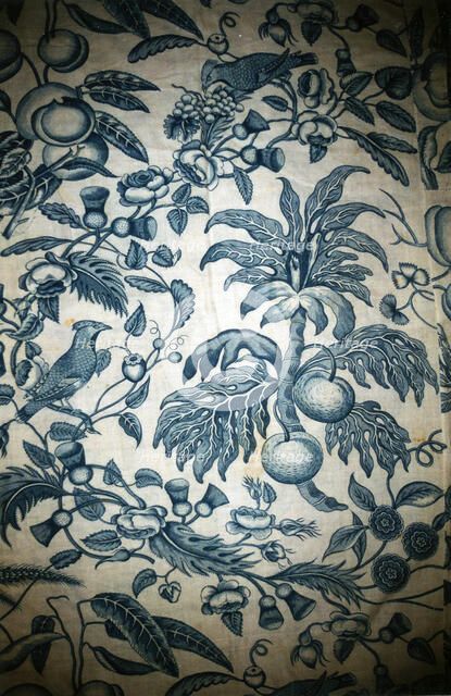 Panel (Furnishing Fabric), Middlesex, c. 1780. Creator: Bromley Hall.