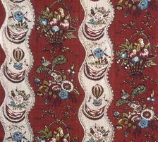 Panel (Furnishing Fabric), Nantes, c. 1785. Creator: Unknown