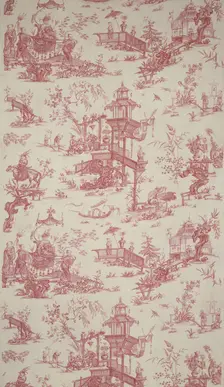 Panel (Furnishing Fabric), Nantes, c. 1786. Creator: Unknown