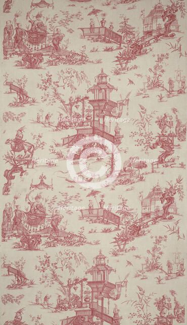 Panel (Furnishing Fabric), Nantes, c. 1786. Creator: Unknown.