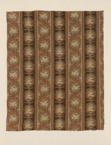 Panel (Furnishing Fabric), New Hampshire, c. 1876. Creator: Cocheco Cotton Manufacturing Company