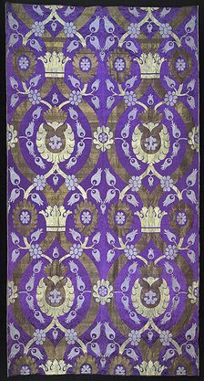 Panel (Furnishing Fabric), Scotland, 1885/90. Creator: Alexander Morton & Co.
