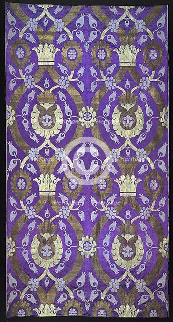 Panel (Furnishing Fabric), Scotland, 1885/90. Creator: Alexander Morton & Co..