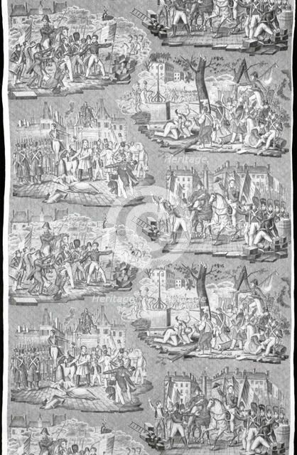 Panel (Furnishing Fabric), Rouen, c. 1830. Creator: Henry Manufactory.