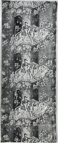 Panel (Furnishing Fabric), United States, 1848. Creator: Unknown