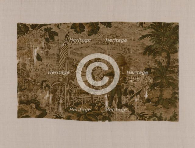 Panel (Furnishing Fabric), United States, 1848/50. Creator: Unknown.