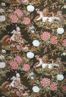 Panel (Furnishing Fabric), United States, c. 1853. Creator: Unknown