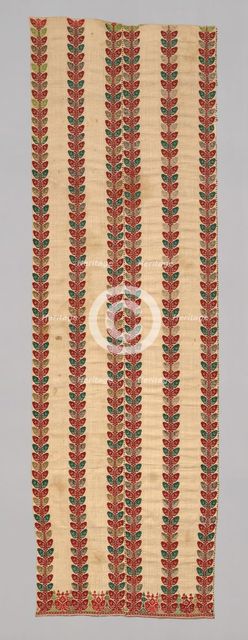 Panel (Half of a Bed Curtain), Pátmos, 1700/1900. Creator: Unknown.