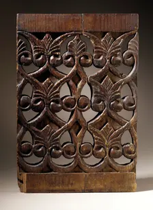 Panel (image 1 of 2), 13th century. Creator: Unknown