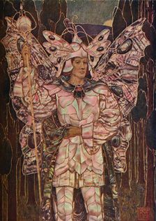 Panel in Gesso and Mother-O'-Pearl c1901. Artist: Frederick Marriott