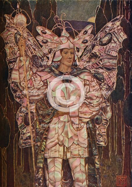 'Panel in Gesso and Mother-O'-Pearl', c1901. Artist: Frederick Marriott.