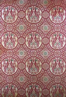 Panel, Italy, 1872 (reproduction of a 12th-century design). Creator: Unknown