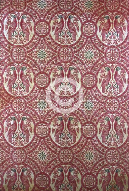 Panel, Italy, 1872 (reproduction of a 12th-century design). Creator: Unknown.