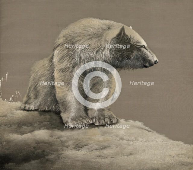 Panel, Japan, late Edo period (1789-1868)/ Meiji period (1868-1912), 19th century. Creator: Unknown.