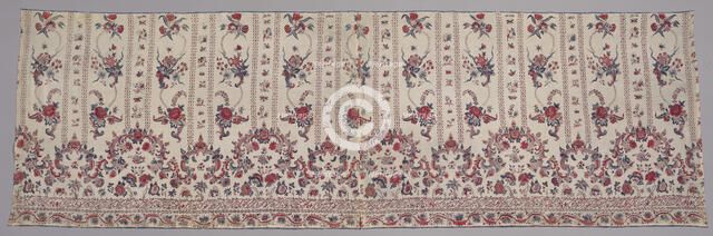 Panel of Chintz for a Skirt, India, 1730-50. Creator: Unknown.