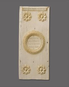 Panel of a Diptych Announcing the Consulship of Justinian, Byzantine, 521. Creator: Unknown