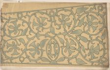 Panel of Ornament, possibly Metalwork, second half 19th century. Creator: Anon