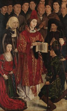 Panel of the Prince. The Adoration of Saint Vincent, c 1450. Creator: Gonçalves, Nuno (active 1445-1480)