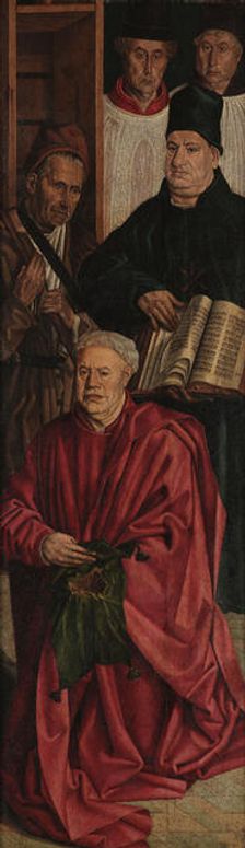 Panel of the Relic. The Adoration of Saint Vincent, c 1450. Creator: Gonçalves, Nuno (active 1445-1480)