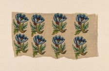 Panel of Uncut "Slip" Designs, England, 1625/75. Creator: Unknown