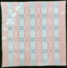 Panel (Originally a Lucnheon Cloth), Sweden, c. 1775. Creator: Unknown
