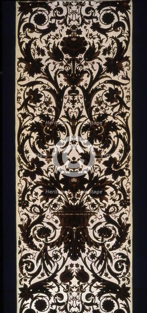 Panel, Lyon, 1860/80. Creator: Mathevon et Bouvard.