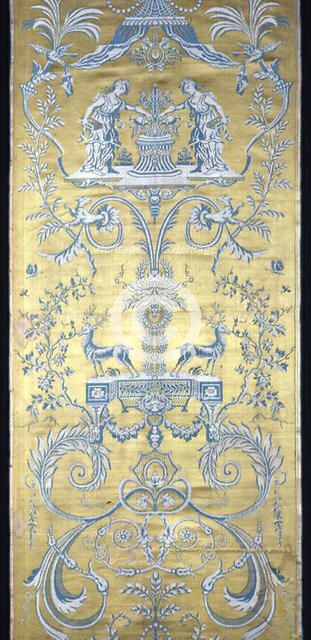 Panel, Lyon, Directoire period, c. 1785. Creator: Unknown.