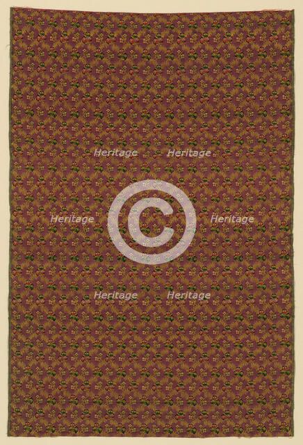 Panel (Man's Suiting Fabric), France, 1801/25. Creator: Unknown.