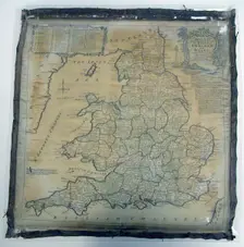 Panel (Map), England, 1784. Creator: Unknown