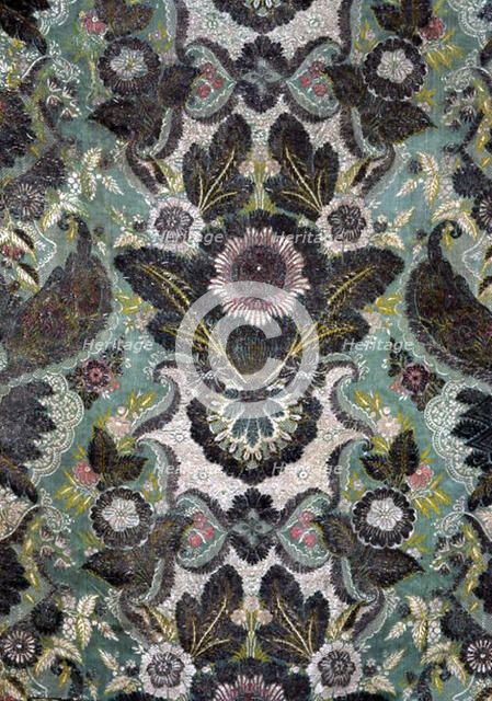 Panel (Showing "Lace" Design), France, c. 1726. Creator: Unknown.