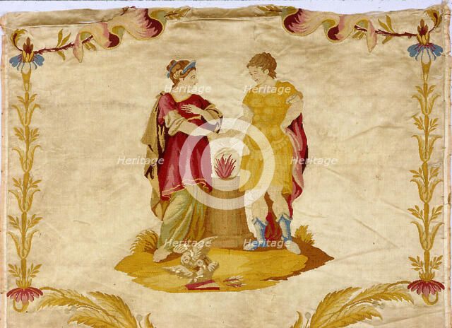 Panel Showing Scenes from the Life of Alexander the Great (356-323 B.C.), France, 1775/1825. Creator: Unknown.