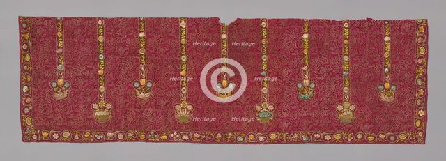 Panel (Showing Symbols of the Four Seasons), France, 17th century. Creator: Unknown.