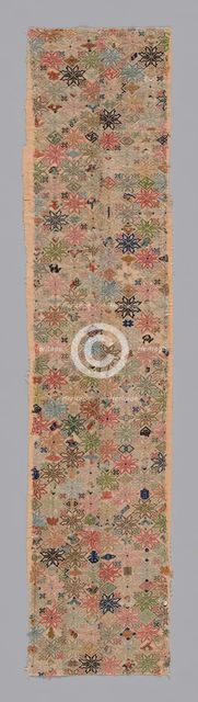 Panel (sleeveband), China, 1875/1900. Creator: Unknown.
