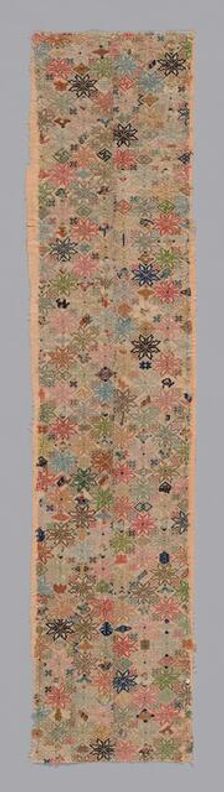 Panel (sleeveband), China, 1875/1900. Creator: Unknown