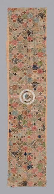 Panel (sleeveband), China, 1875/1900. Creator: Unknown.