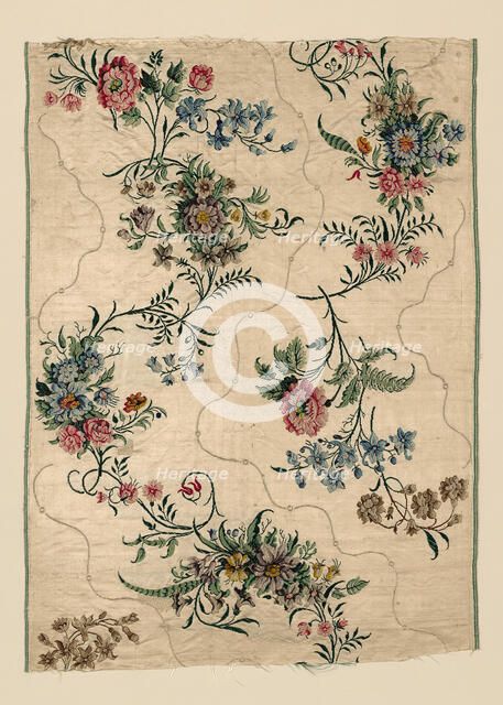 Panel, Spitalfields, 1750s. Creator: Unknown.