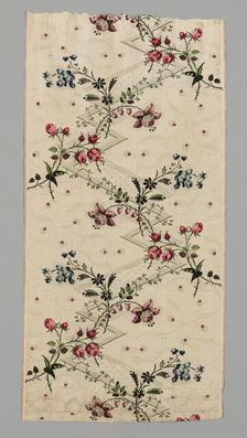Panel, Spitalfields, 1750s. Creator: Unknown