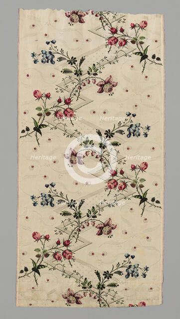 Panel, Spitalfields, 1750s. Creator: Unknown.