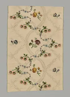 Panel, Spitalfields, c. 1745. Creator: Unknown