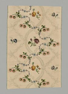 Panel, Spitalfields, c. 1745. Creator: Unknown