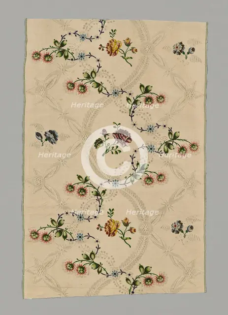 Panel, Spitalfields, c. 1745. Creator: Unknown.