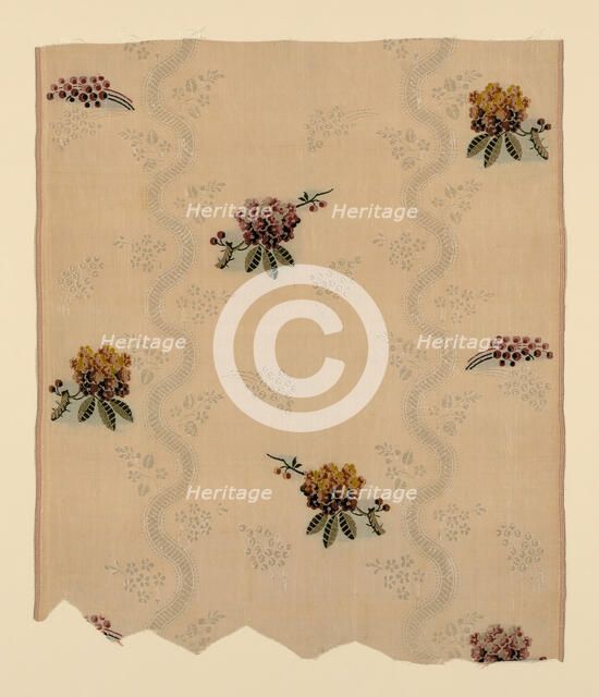 Panel, Spitalfields, c. 1752/55. Creator: Unknown.