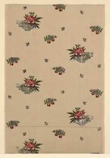 Panel, Spitalfields, c. 1735. Creator: Unknown