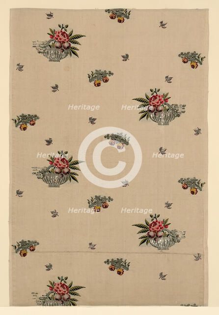 Panel, Spitalfields, c. 1735. Creator: Unknown.