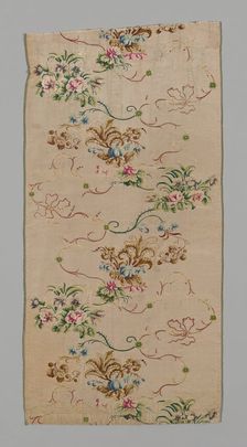 Panel, Spitalfields, c. 1738. Creator: Unknown