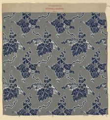 Panel, Spitalfields School of Design, 1849. Creator: Unknown