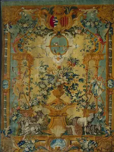 Panel: Spring, c. 1715. Creator: Royal Savonnerie Manufactory, Chaillot Workshops (French, est. 1627)